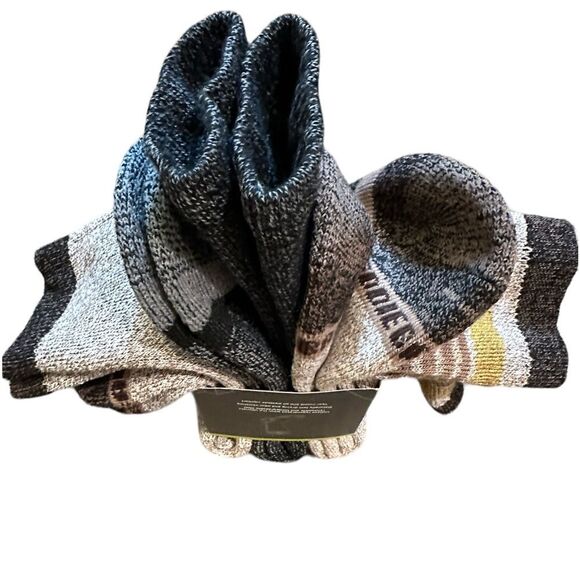 EDDIE BAUER SOCKS NWT SET OF THREE ECO WOOL CREW HEIGHT FOR MEN SHOE SIZE 6 - 12 - Picture 2 of 7